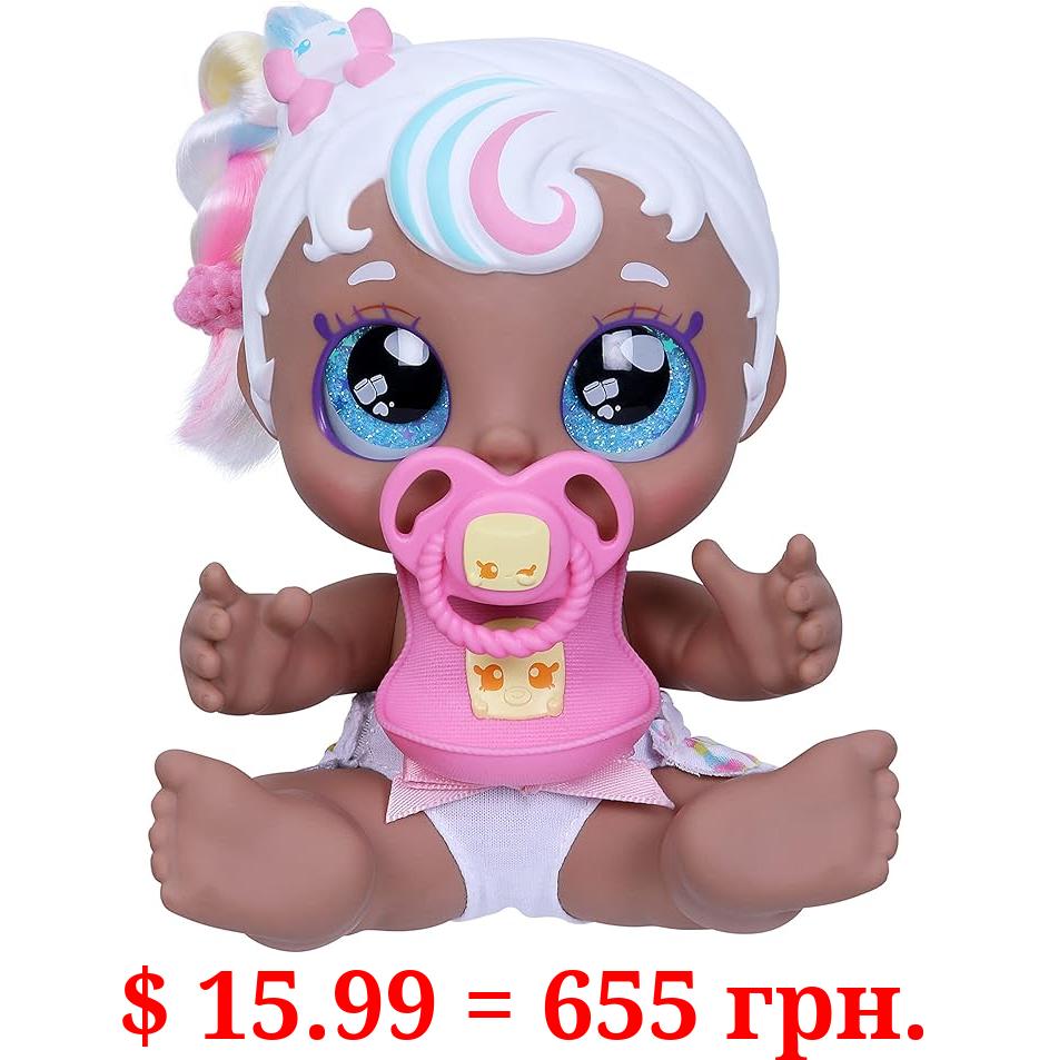 Kindi Kids Scented Sisters 6.5" Doll and 2 Accessories - Mini Mello Includes 1x Baby Doll, 1x Shopkin Rib, 1x Shopkin Dummy