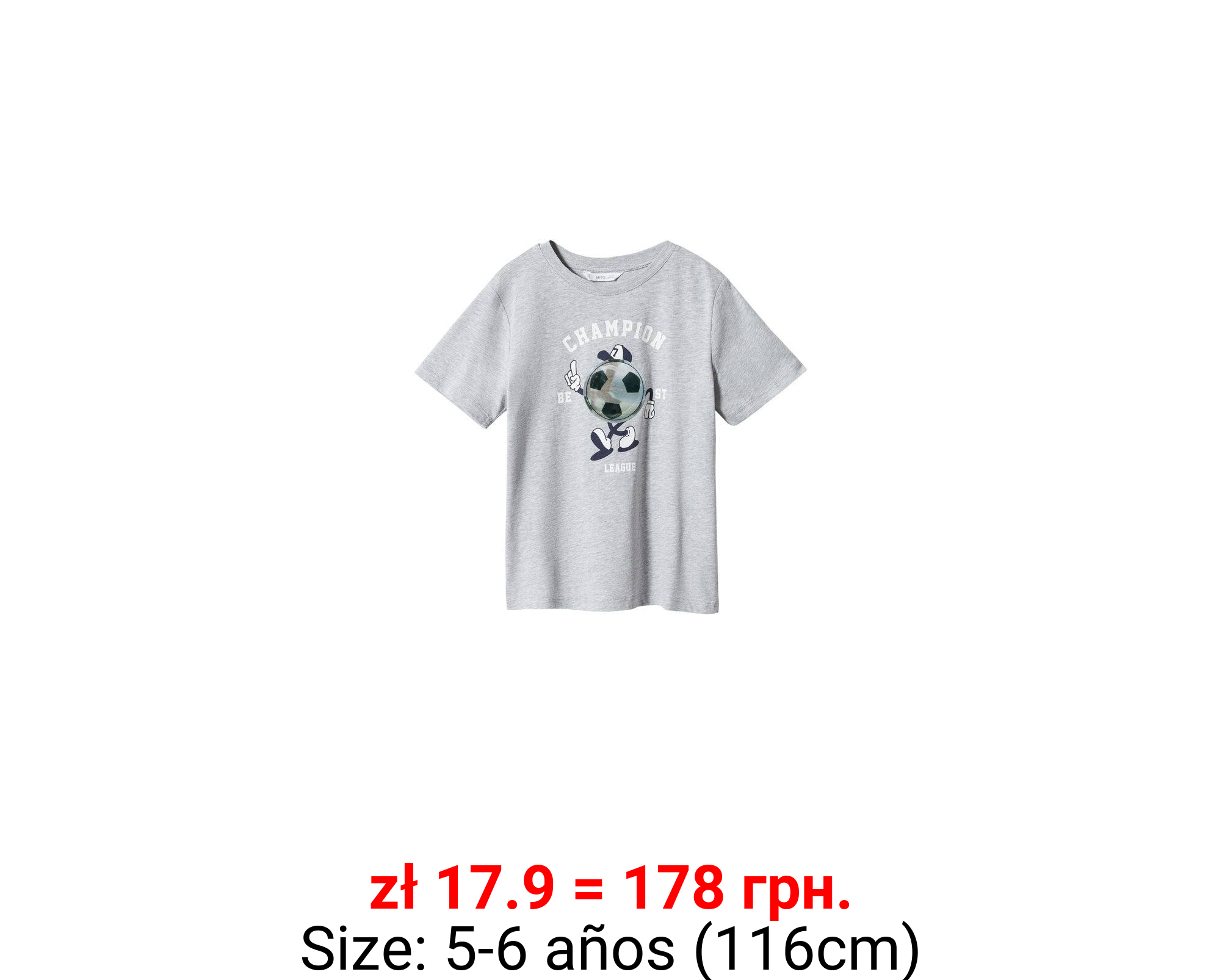 Camiseta estampada algodón