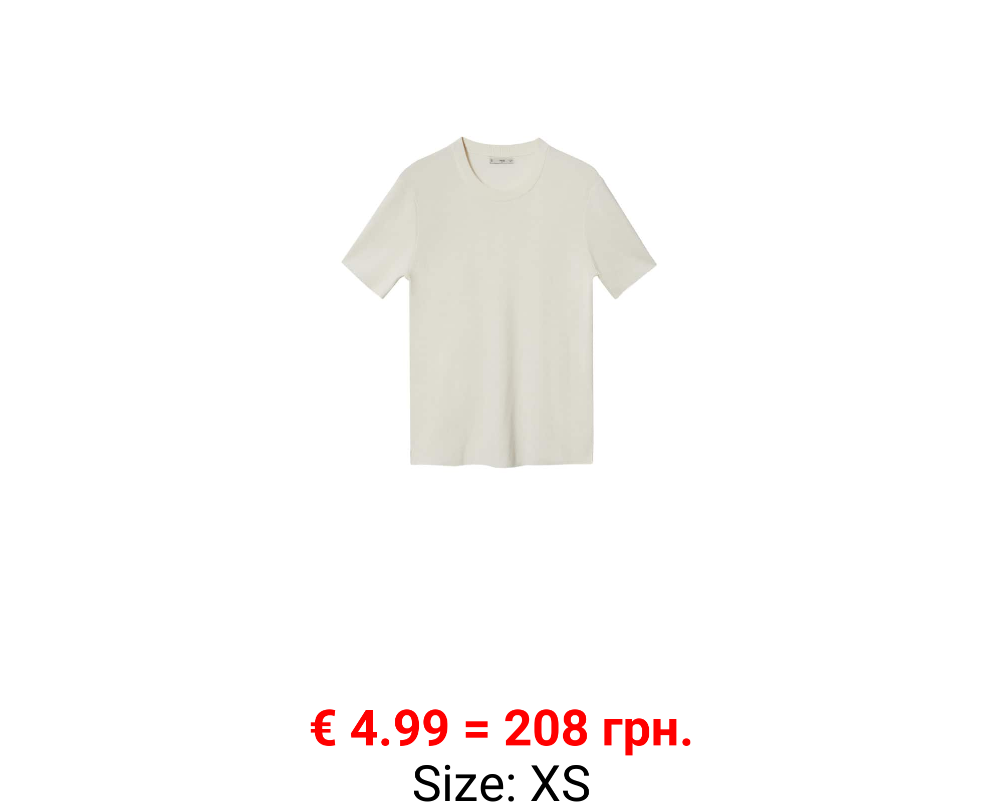 Camiseta algodón lino