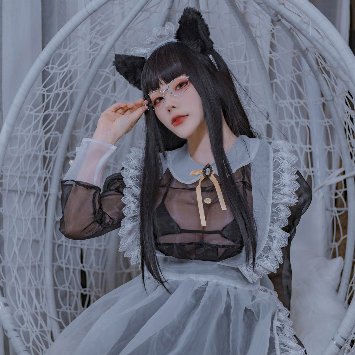 Cosplay 起司块wii写真 会长是女仆大人 12