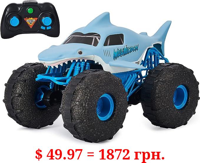 Monster Jam, Official Megalodon Storm All-Terrain Remote Control Monster Truck for Boys and Girls, 1:15 Scale, Kids Toys for Ages 4-6+