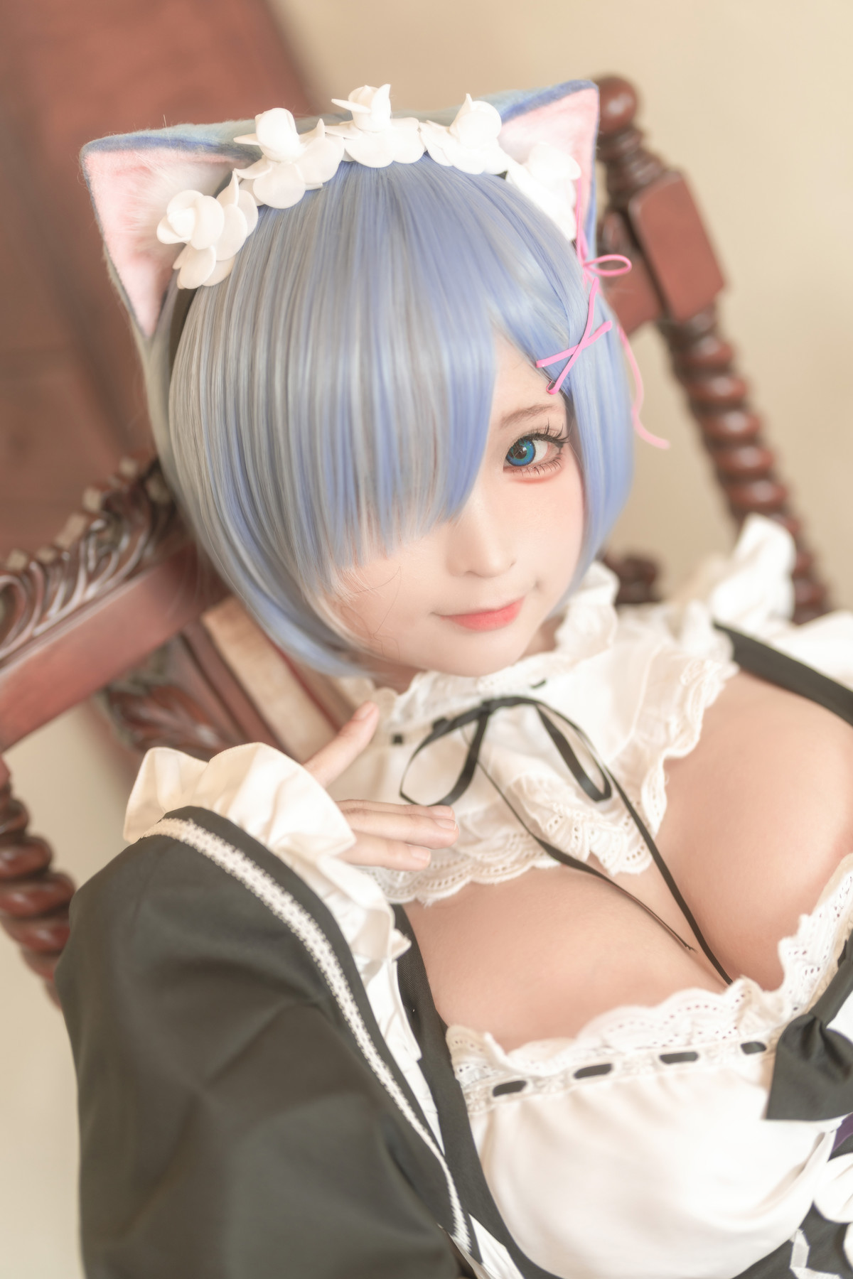 蠢沫沫 Cosplay 雷姆 11