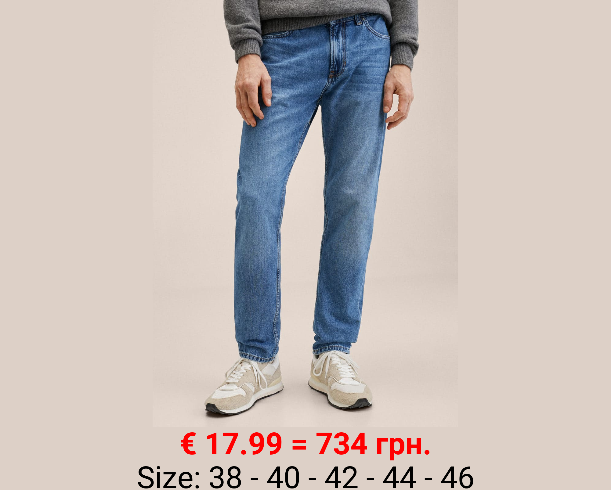 Jeans bob straight-fit lavado medio