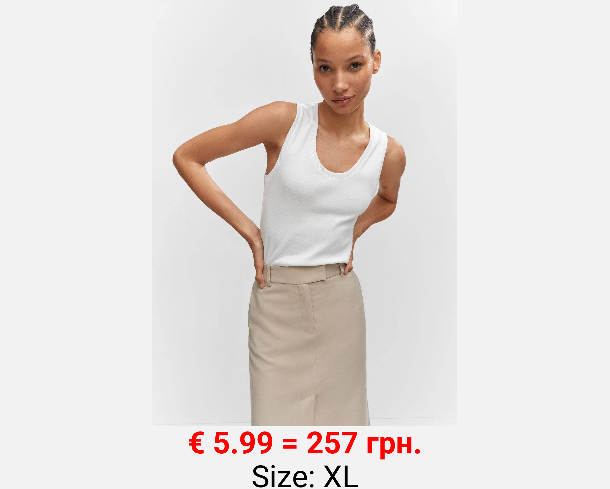 Top básico algodón