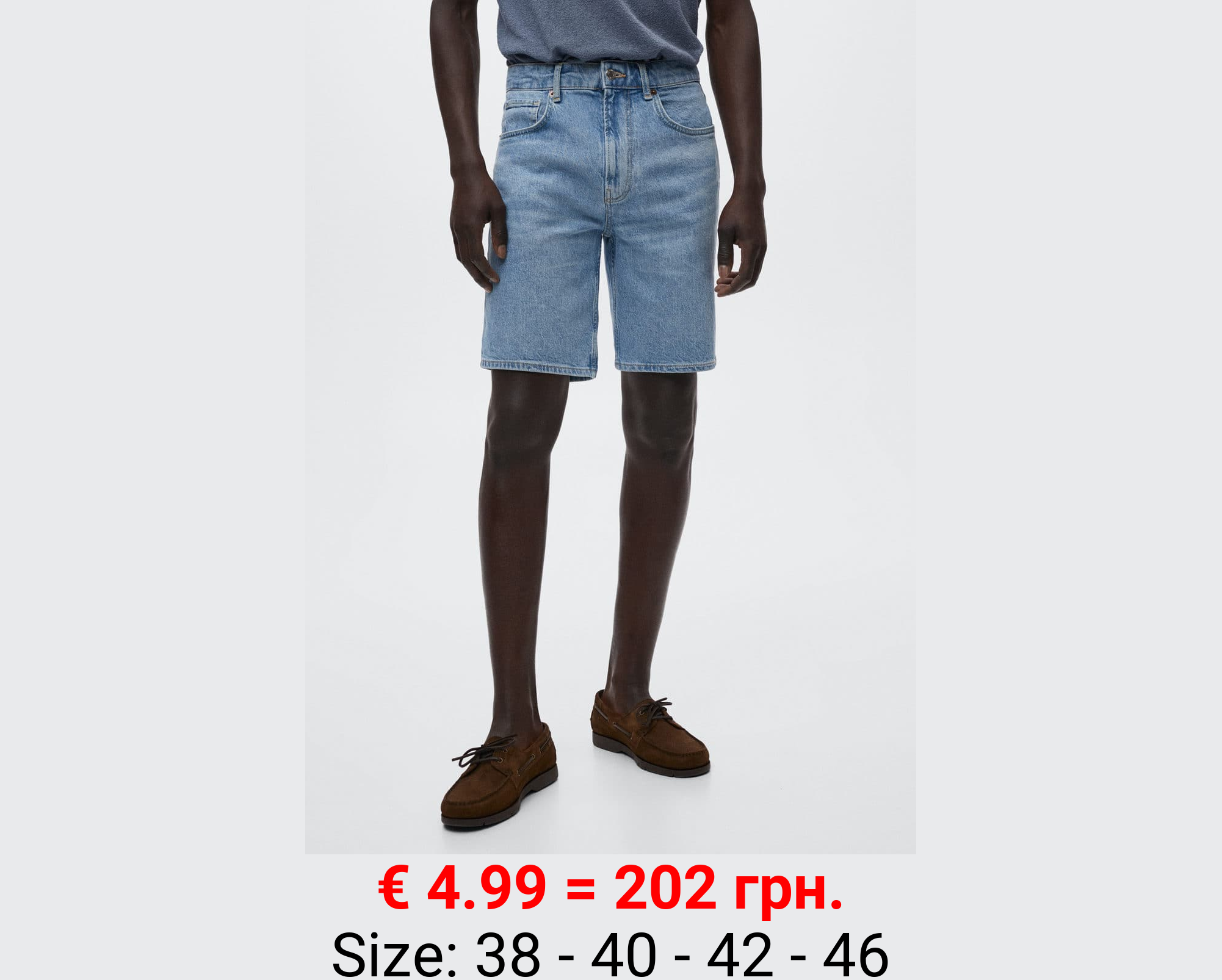 Bermudas vaqueras regular fit