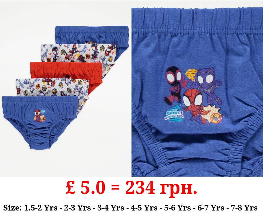 Marvel Spider-Man and Friends Briefs 5 Pack