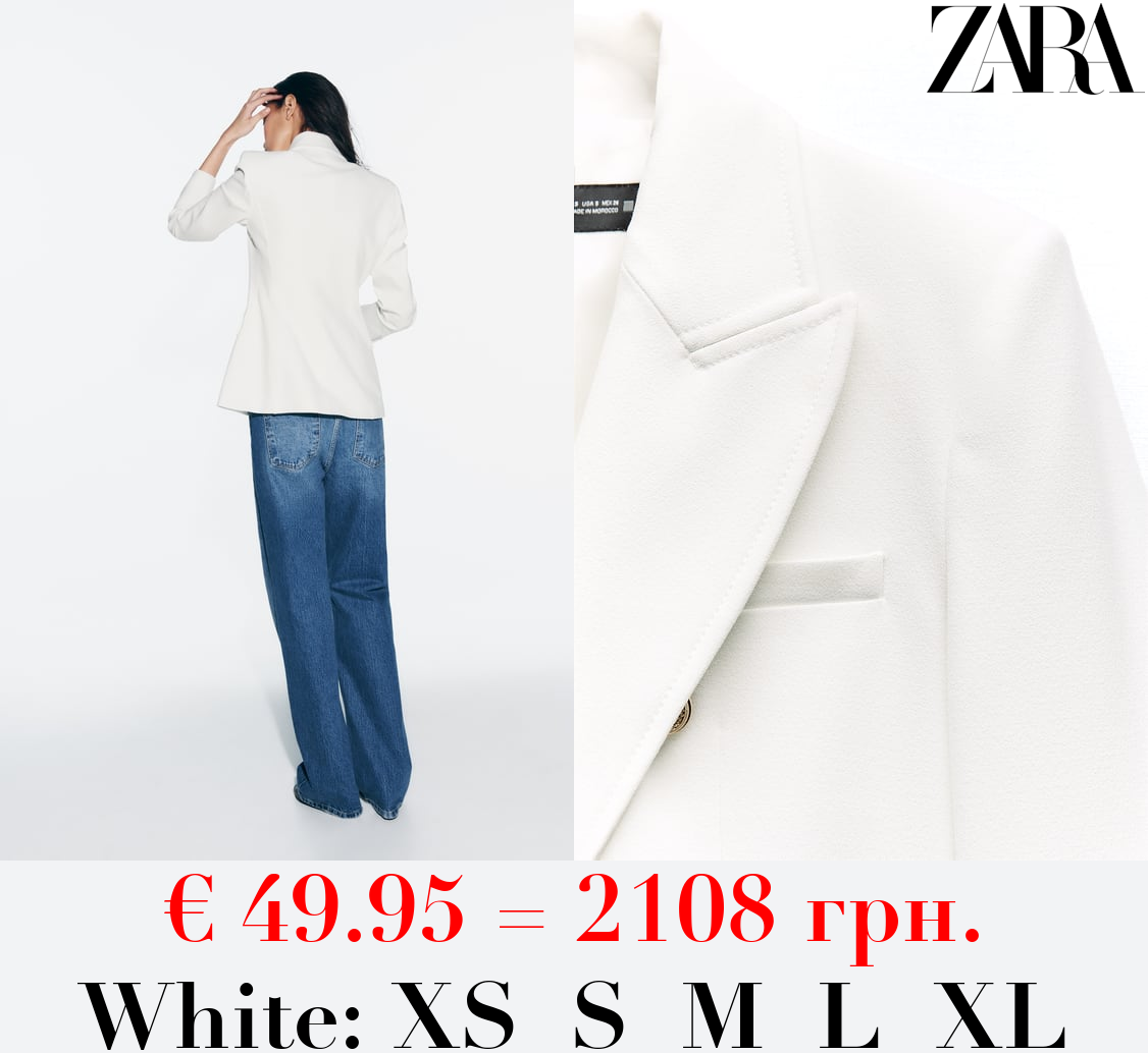 TAILORED DOUBLE-BREASTED BLAZER