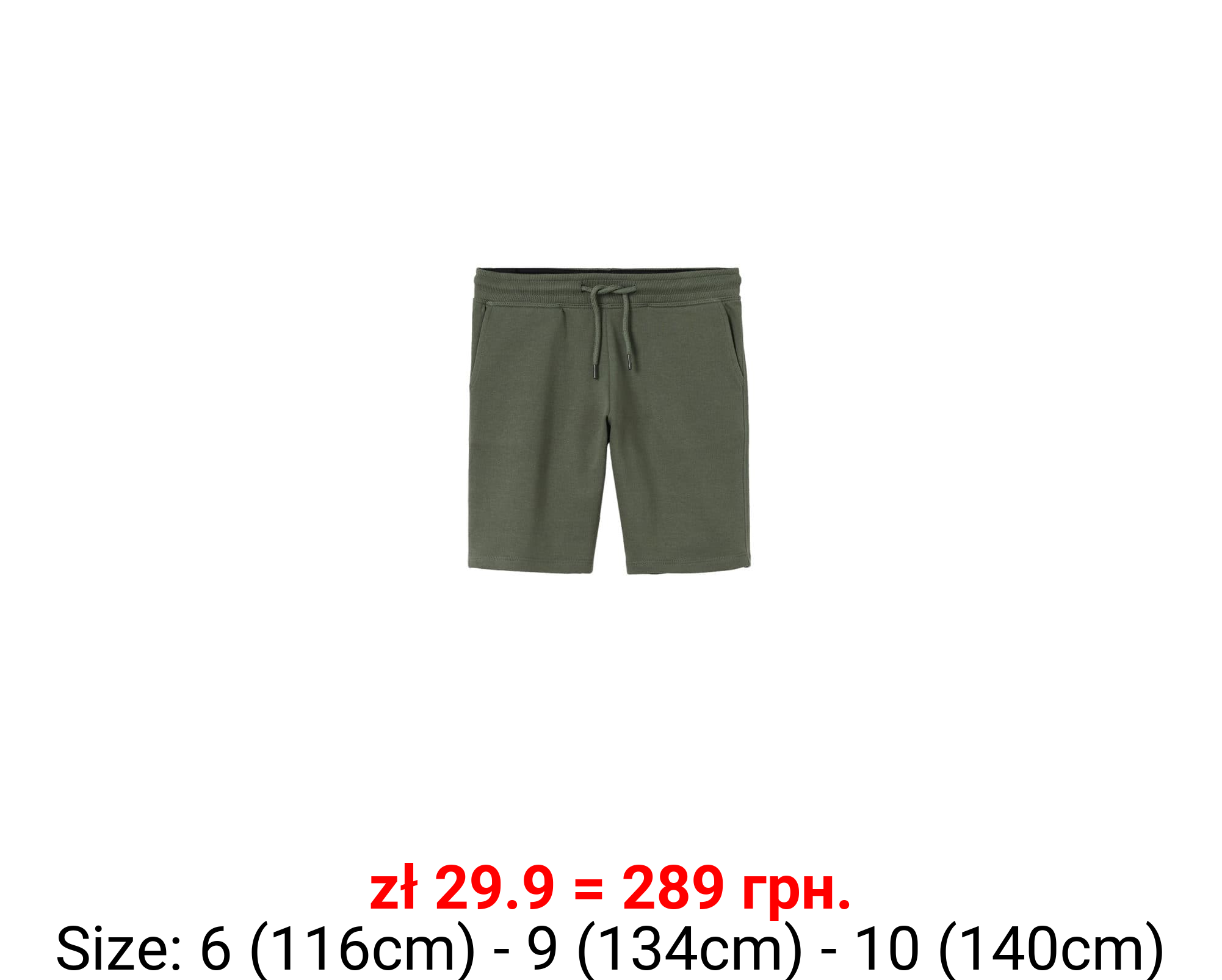 Bermudas jogger algodón