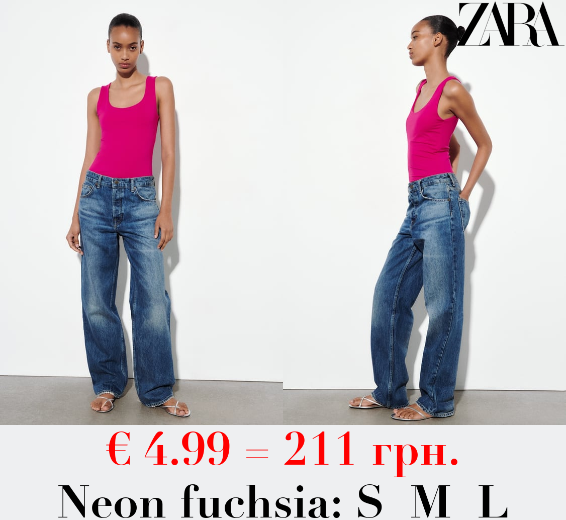 POLYAMIDE TOP WITH WIDE STRAPS