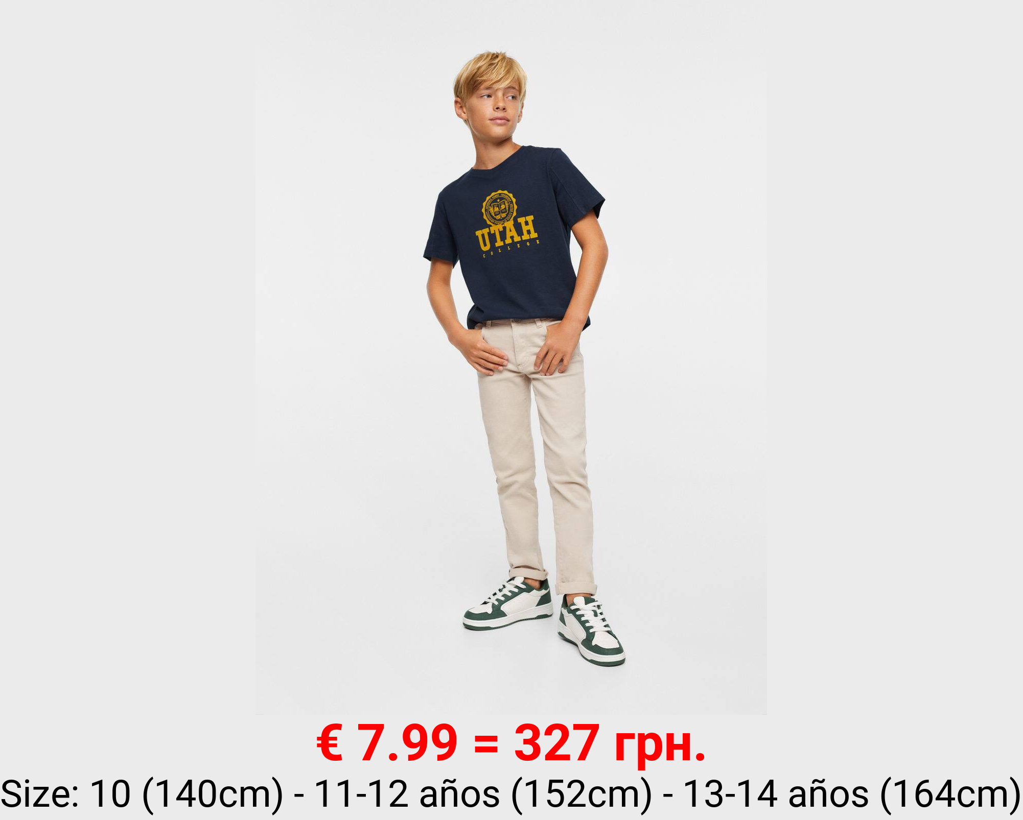 Pantalón recto franela