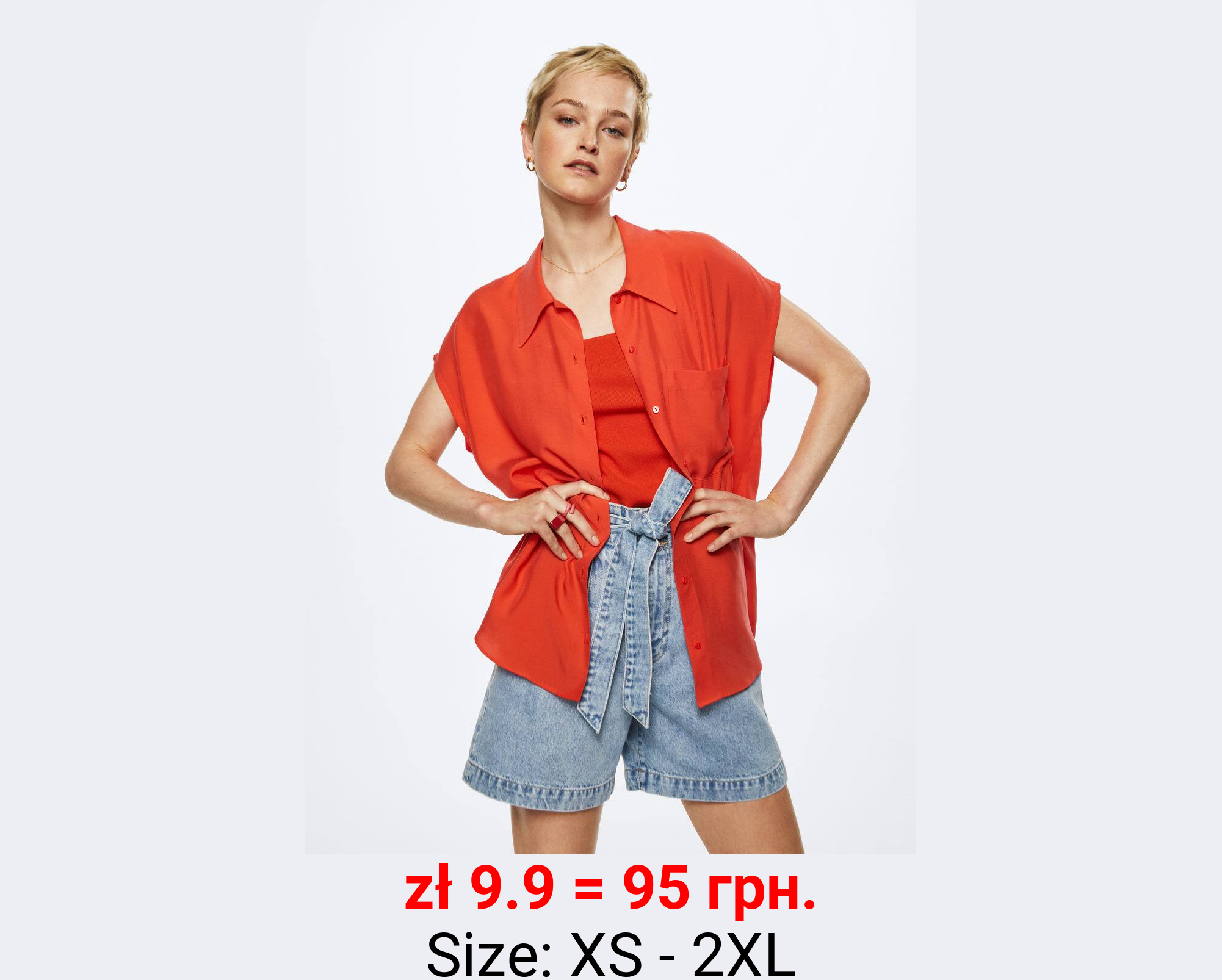 Blusa fluida lyocell