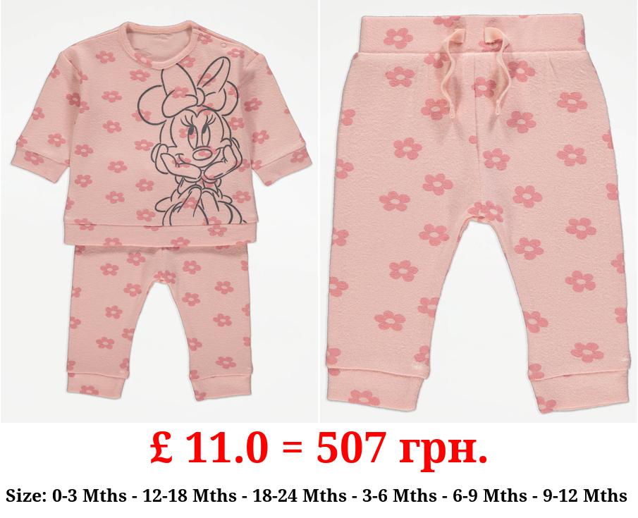 Disney Minnie Mouse Knit Top and Trousers Outfit