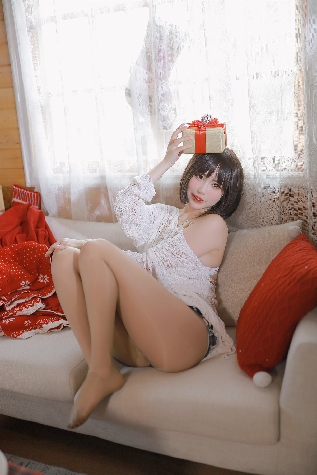 Cosplay Tina很妖孽呀 温柔短发妹妹 16
