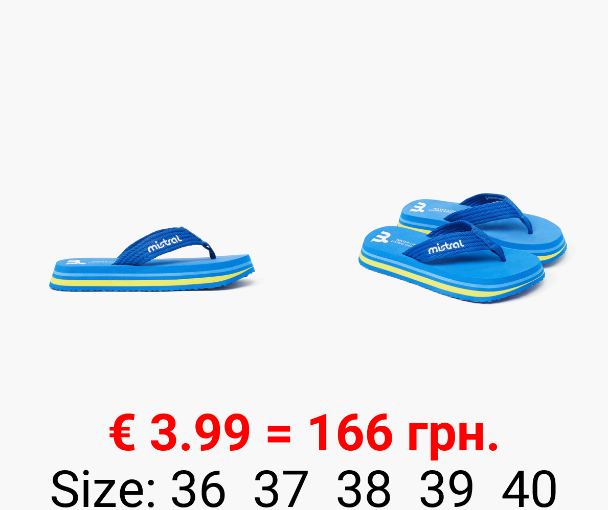 Mistral x Lefties platform pool sandals