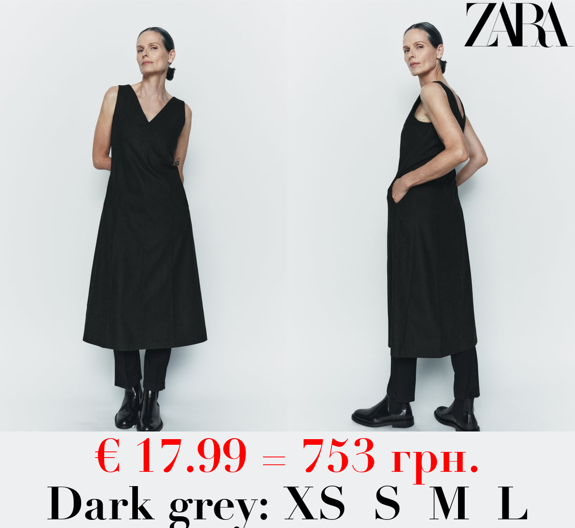 ZW COLLECTION STRAPPY WOOL BLEND DRESS