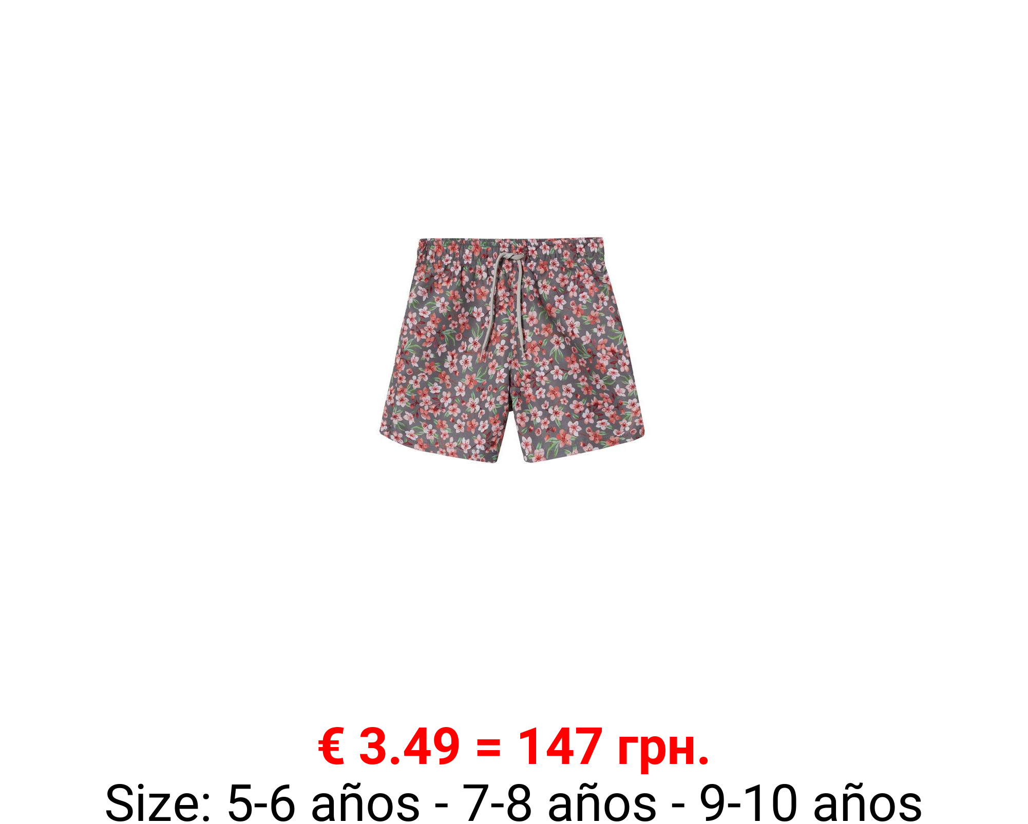 Bañador estampado flores