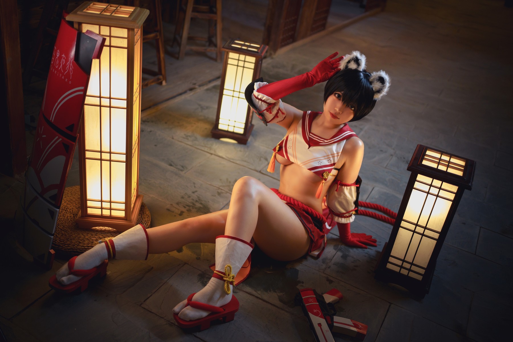 Ganlory 啊日日 Cosplay 春日ツバキ Kasuga Tsubaki 15
