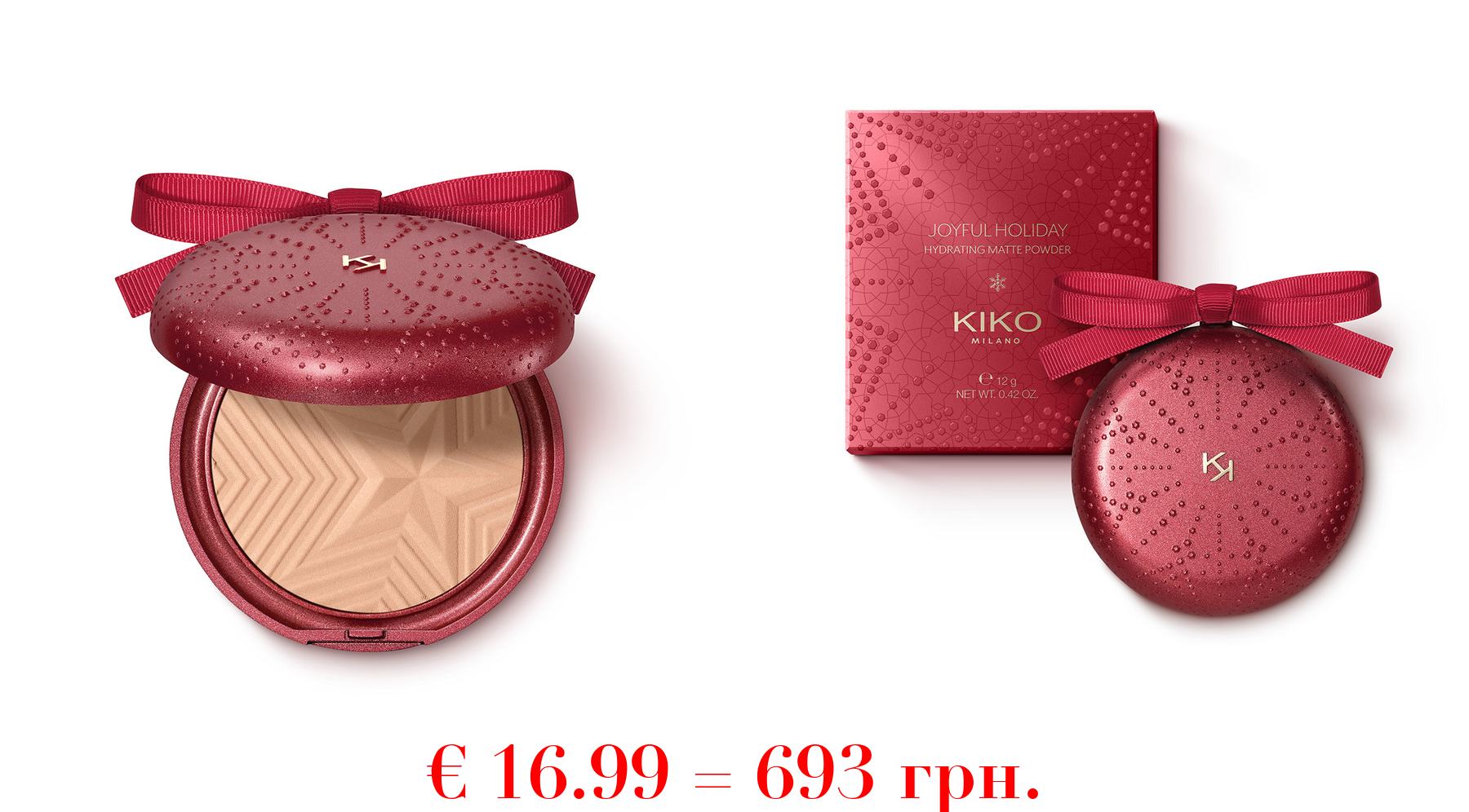 joyful holiday hydrating matte powder