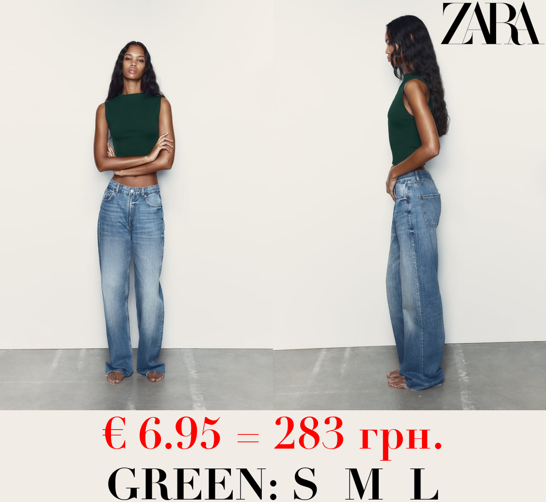 MOCK NECK SLEEVELESS TOP