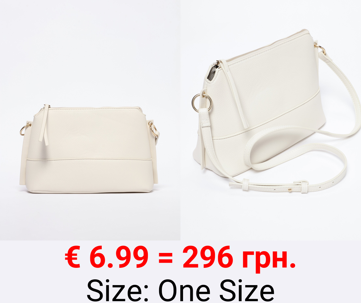 Faux leather handbag