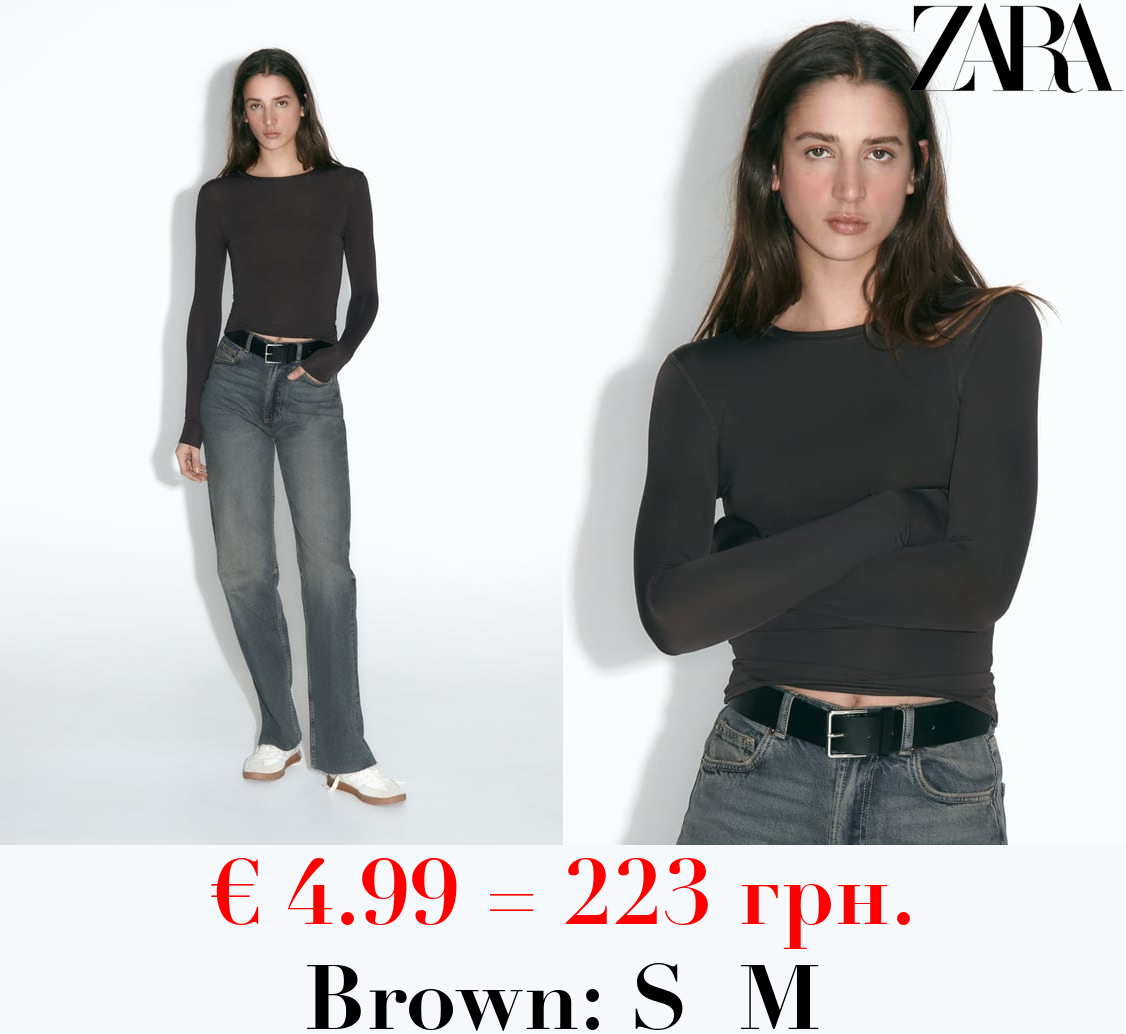 LONG SLEEVE POLYAMIDE T-SHIRT