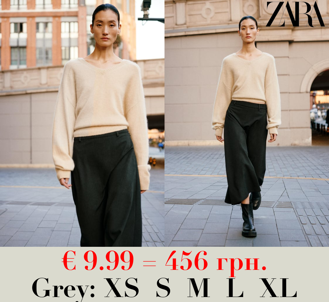 ZW COLLECTION ASYMMETRIC CAPE SKIRT