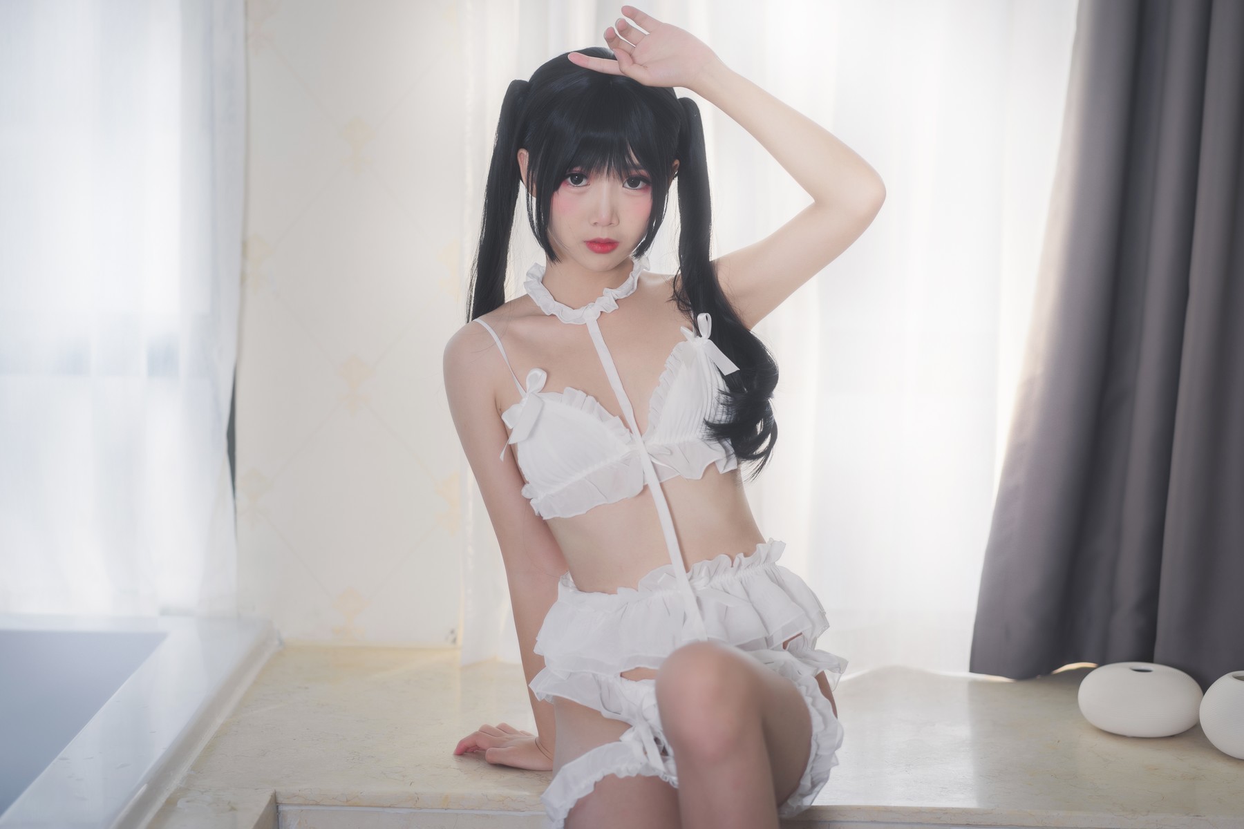 Cosplay 面饼仙儿 脑内少女 白内衣 1
