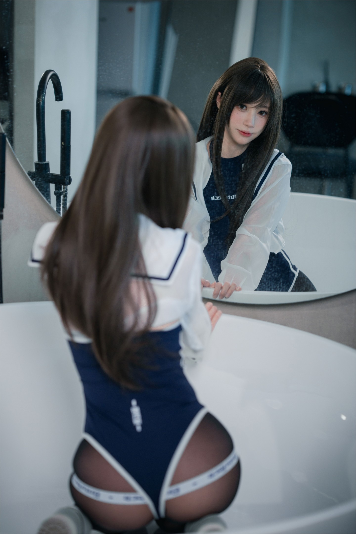 西园寺南歌写真 - 竞泳史莱姆 9