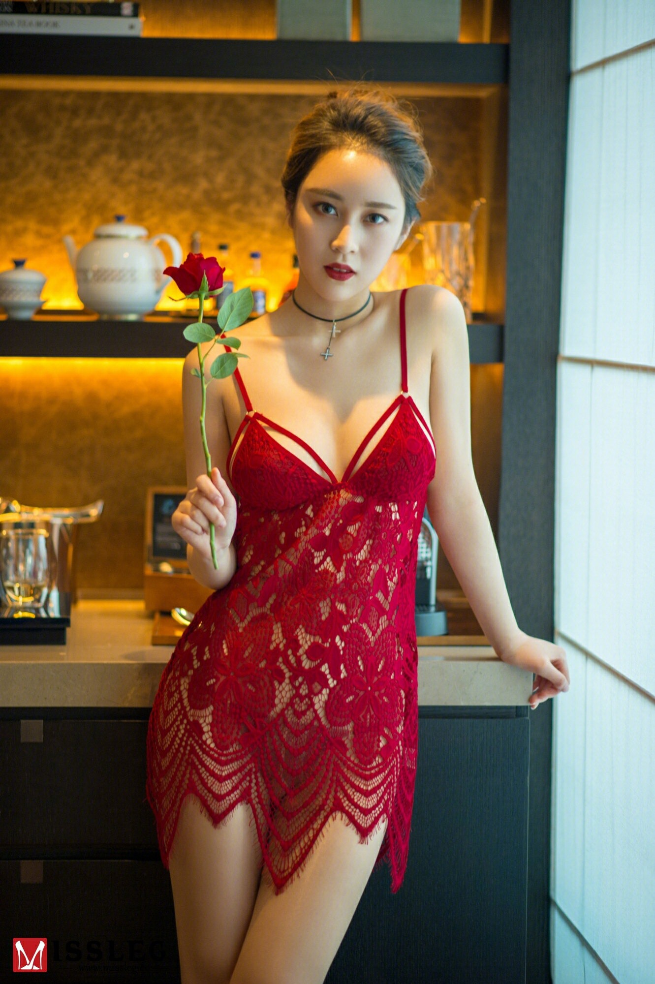 [MISSLEG蜜丝] 乔依琳 情人节玫瑰物语 41P 9