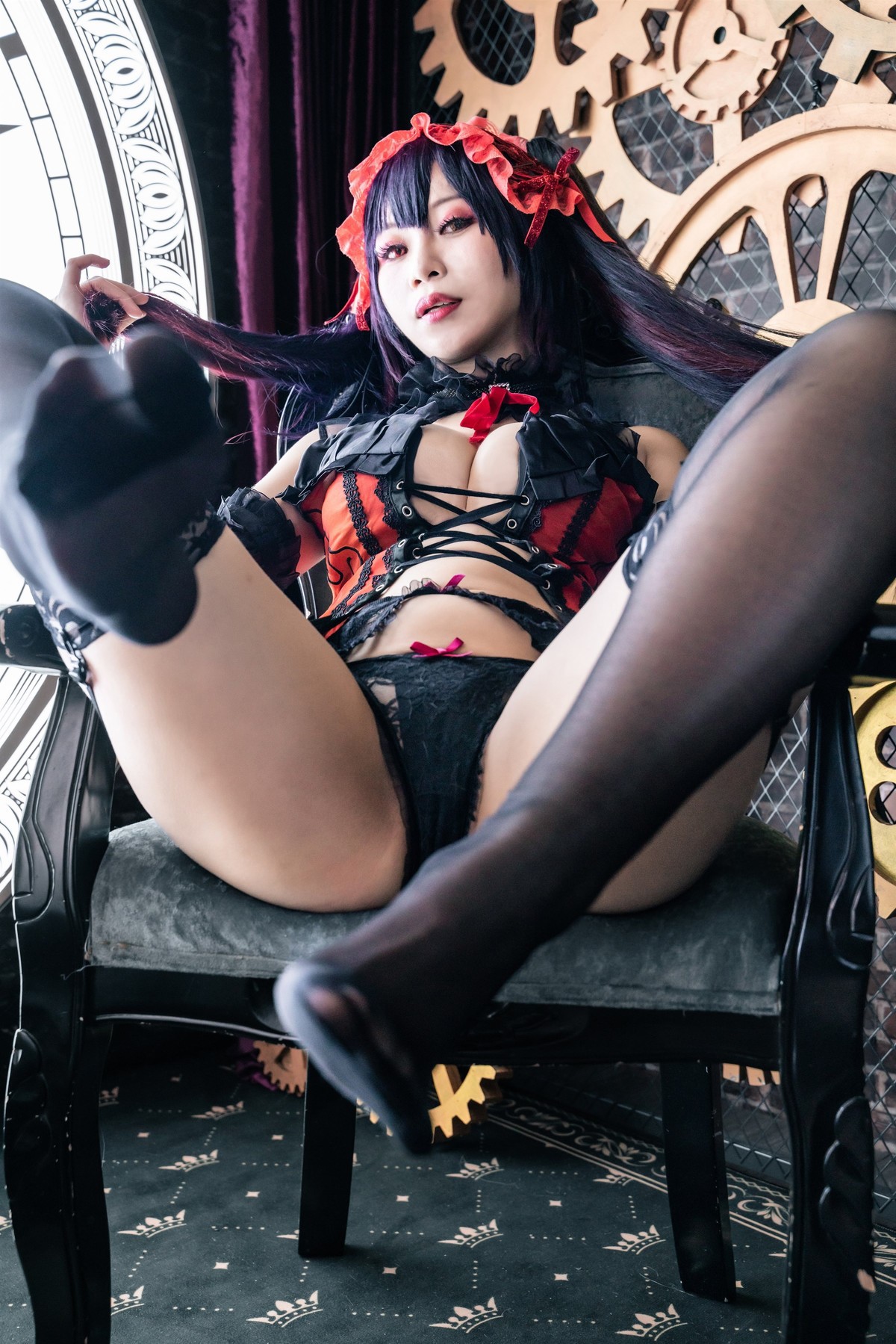 Cosplay 小琪Aki 时崎狂三 Kurumi Tokisaki 38
