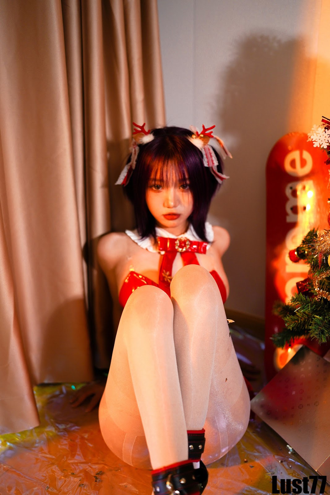 Cosplay 柒柒要乖哦 2021圣诞2 14
