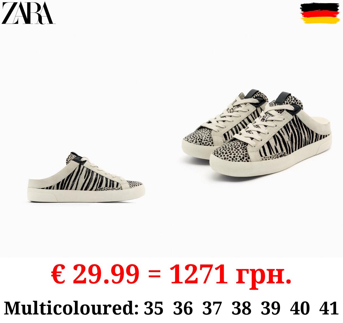 ANIMAL PRINT MULE TRAINERS
