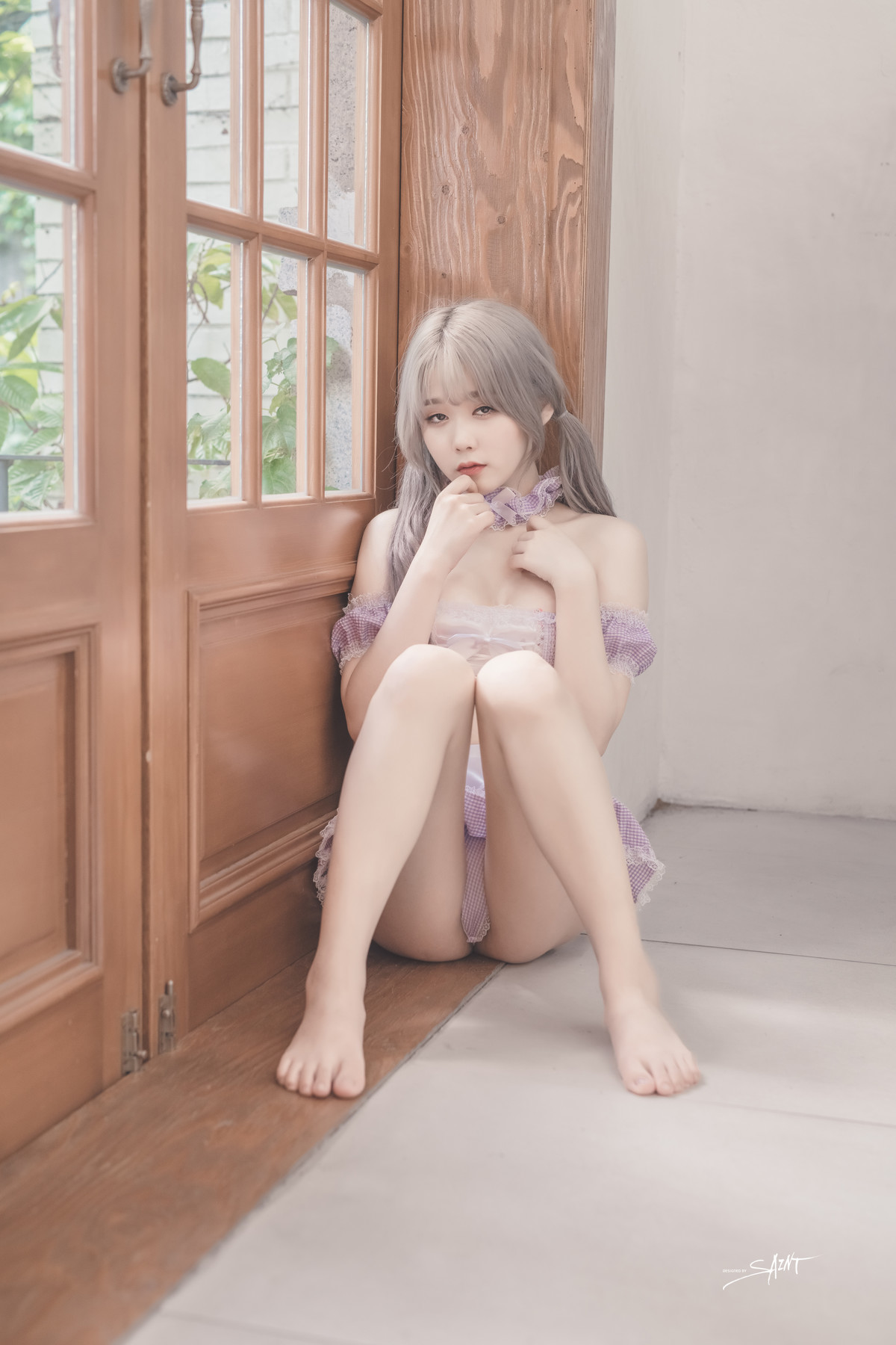 ZIA.Kwon 권지아, [SAINT Photolife] Zia Vol.01 Hyacinth Set.01 24