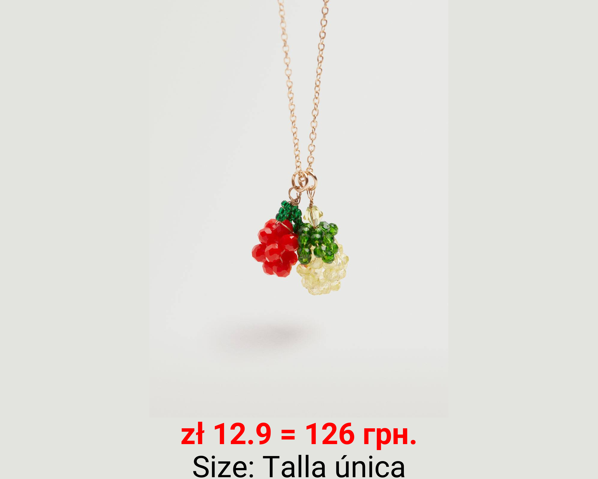 Collar colgante abalorios