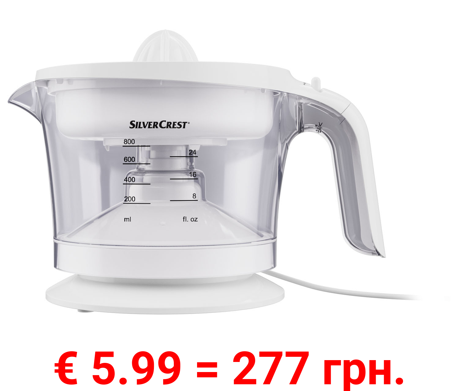 SILVERCREST® KITCHEN TOOLS Zitruspresse »SZP 25 C3«, 800 ml, Links-/Rechtslauf