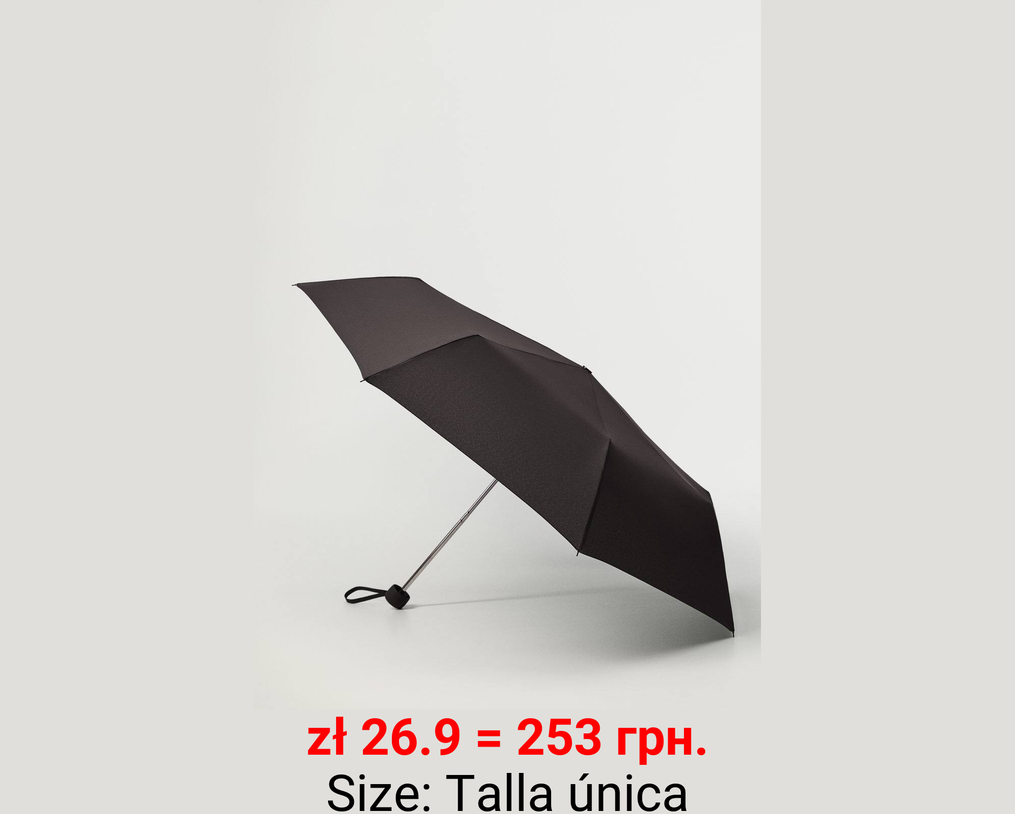 Paraguas plegable liso