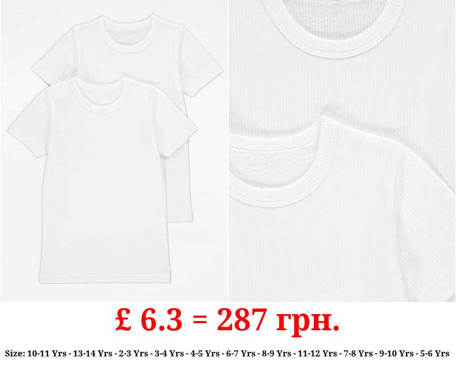 White Thermal T-Shirts 2 Pack