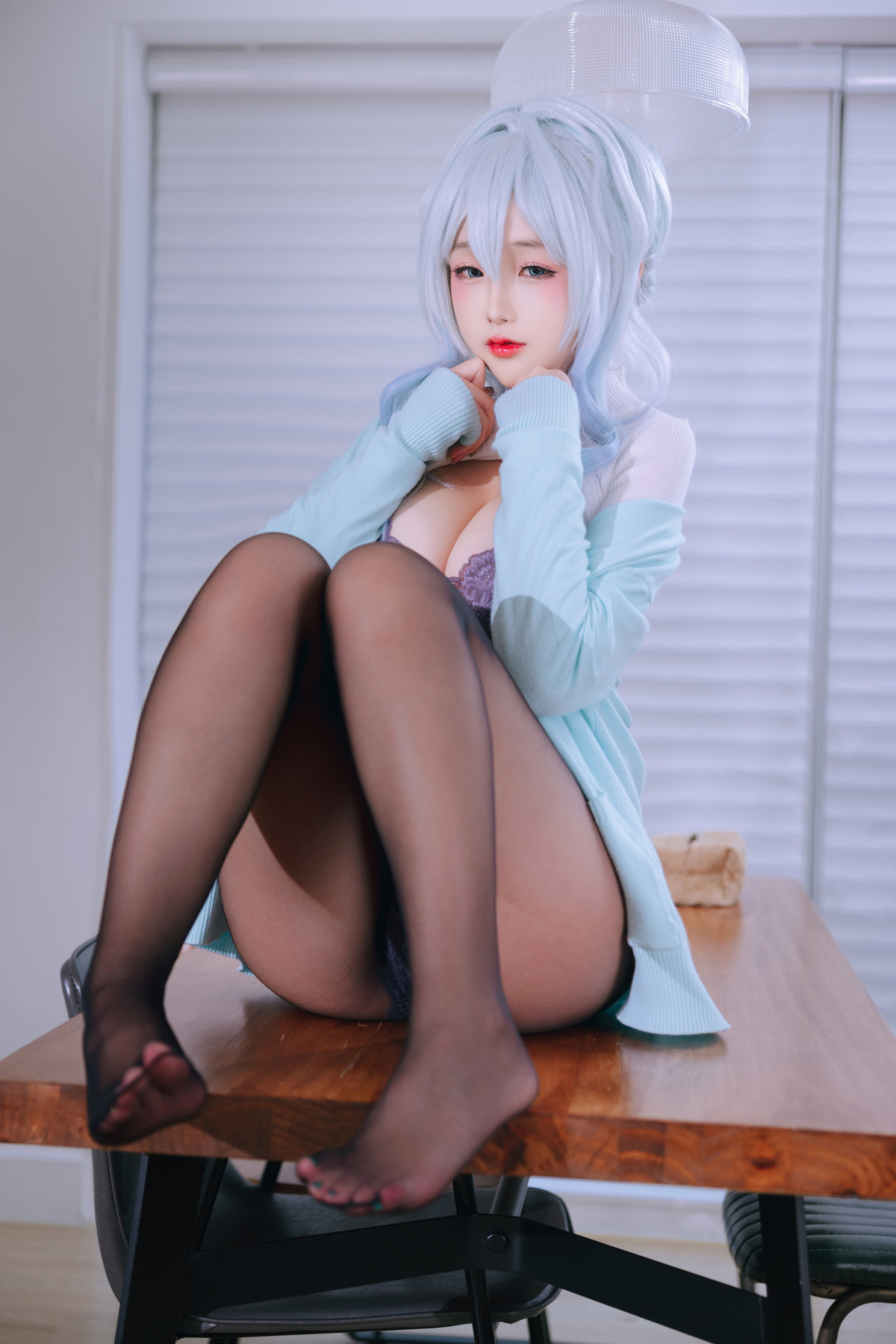 Cosplay Rinaijiao日奈娇 未亡人雪女 Set.02 6