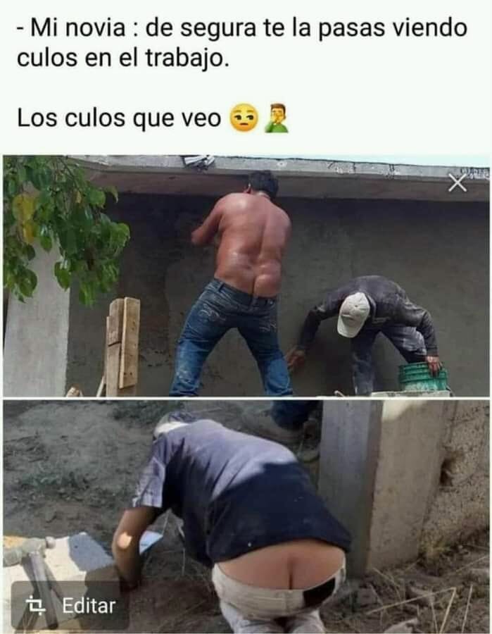 Los culos que veo mientras trabajo