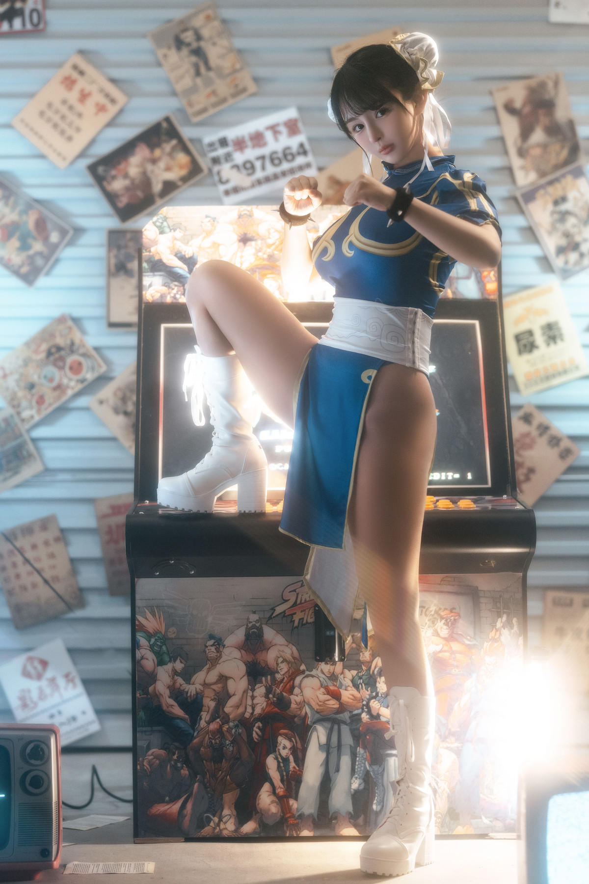 Cosplay 桜井宁宁 电玩春丽 Set.01 15