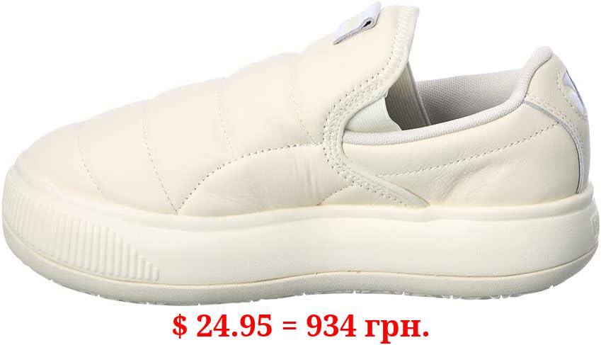 PUMA Womens Suede Mayu Leather Slip On Sneakers Shoes Casual - Off White
