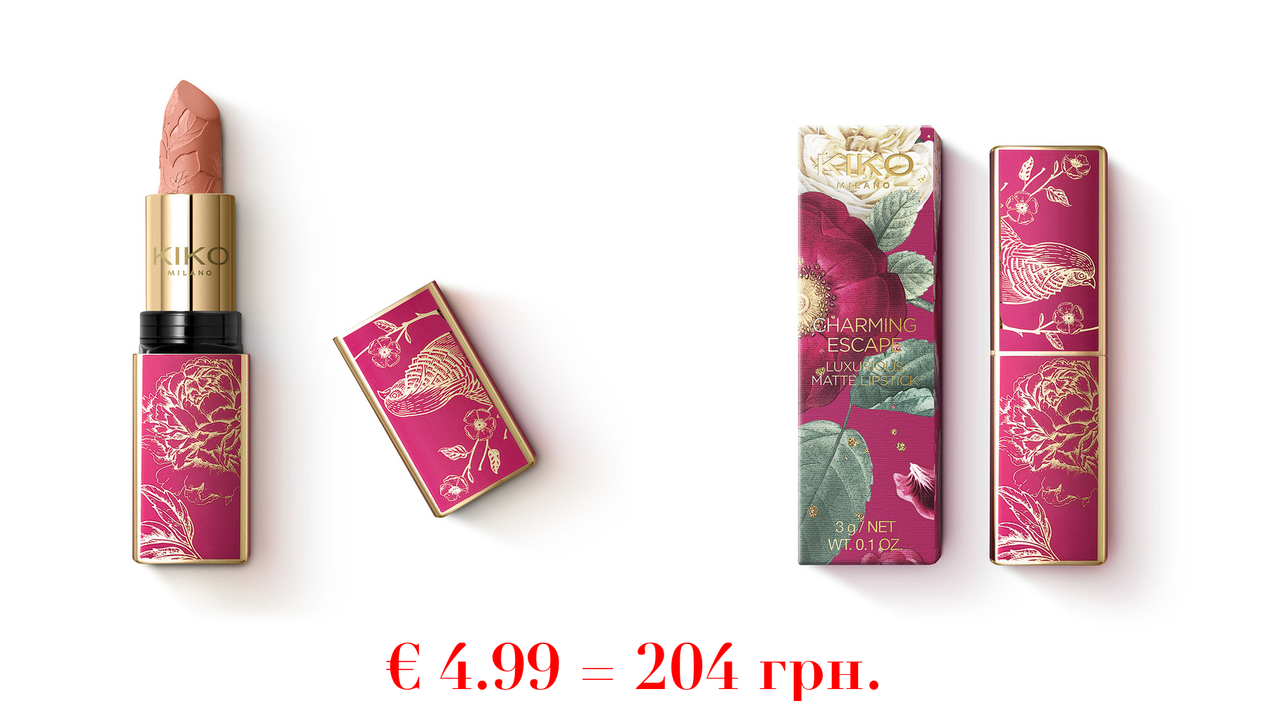 charming escape luxurious matte lipstick