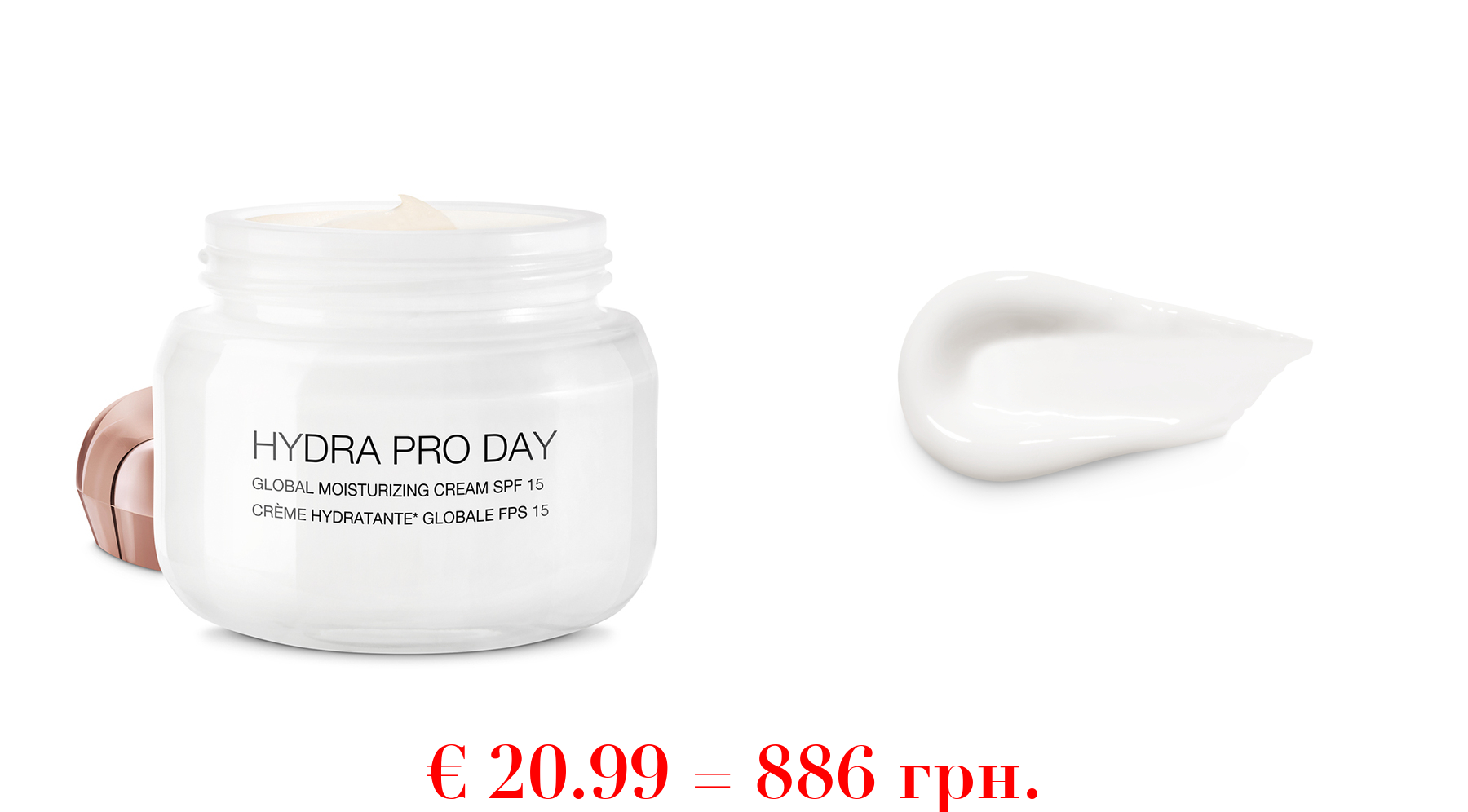 hydra pro dayUniverselle Feuchtigkeitscreme mit Hyaluronsäure - LSF 15
