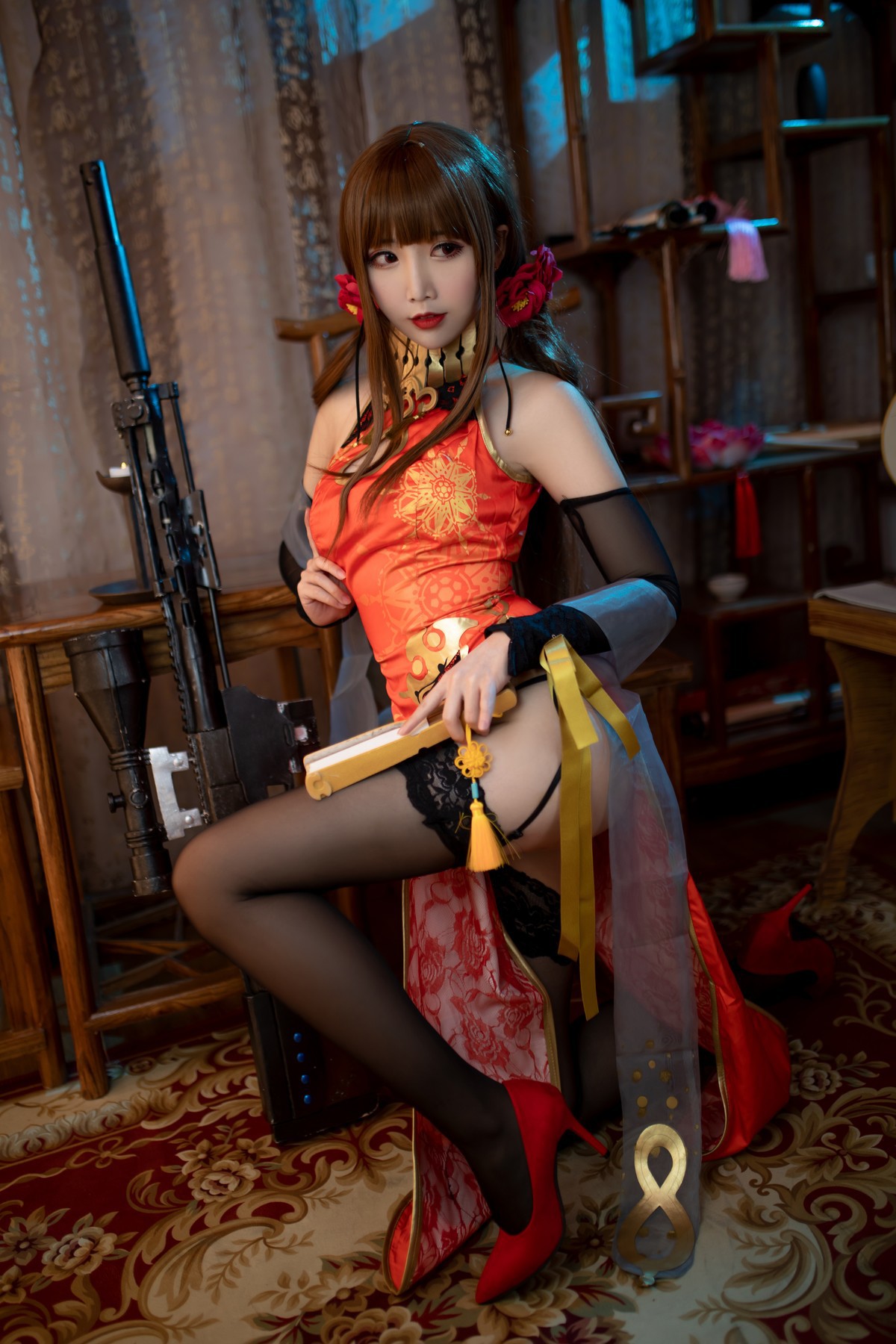 Cosplay 面饼仙儿 DSR50 红牡丹 17