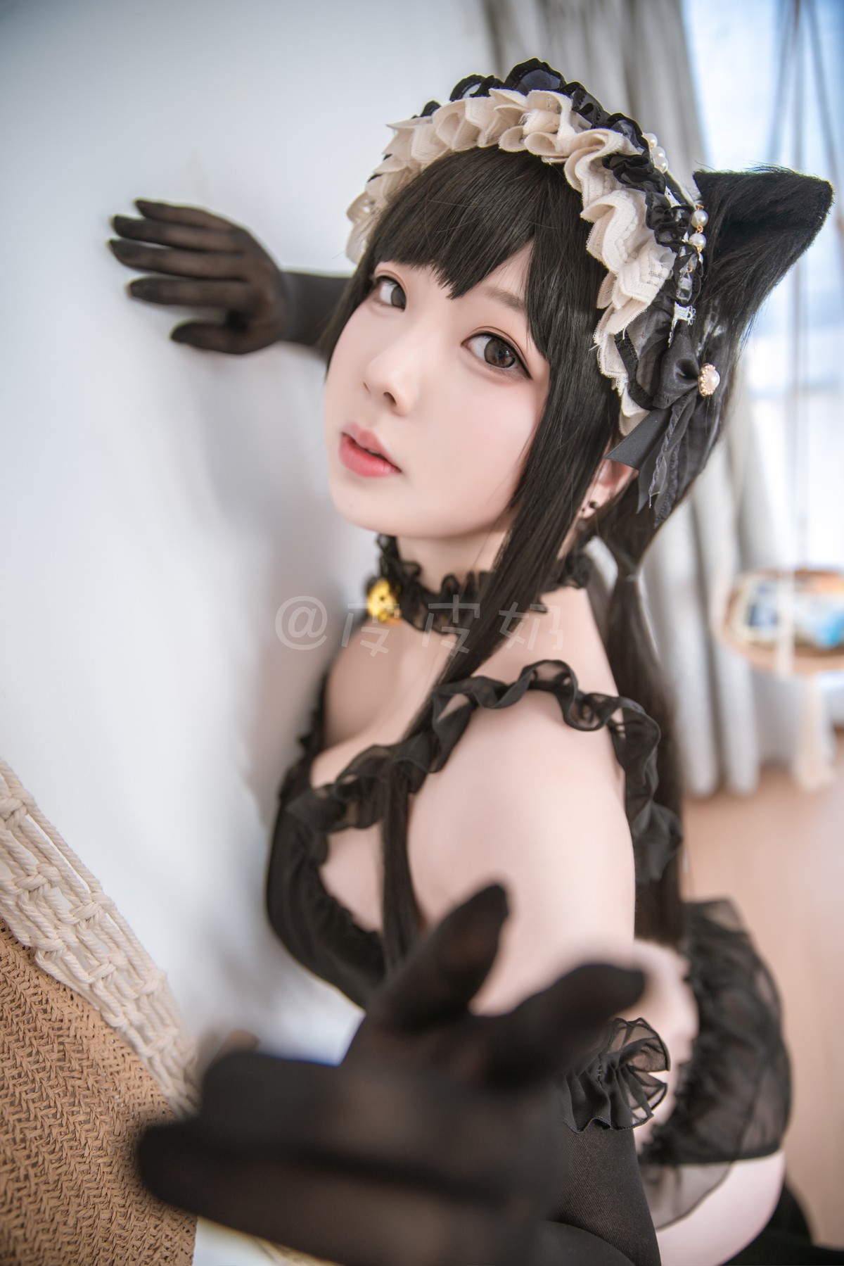 Cosplay 皮皮奶可可爱了啦 黑猫套装 42