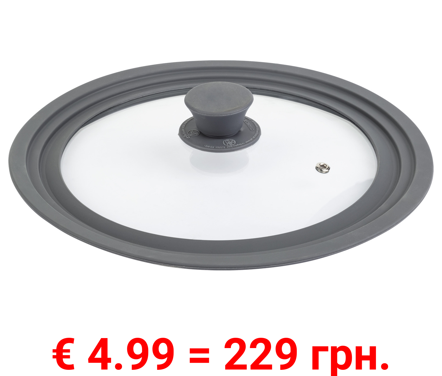 ERNESTO® Universaldeckel, Ø 24-28 cm, aus Glas