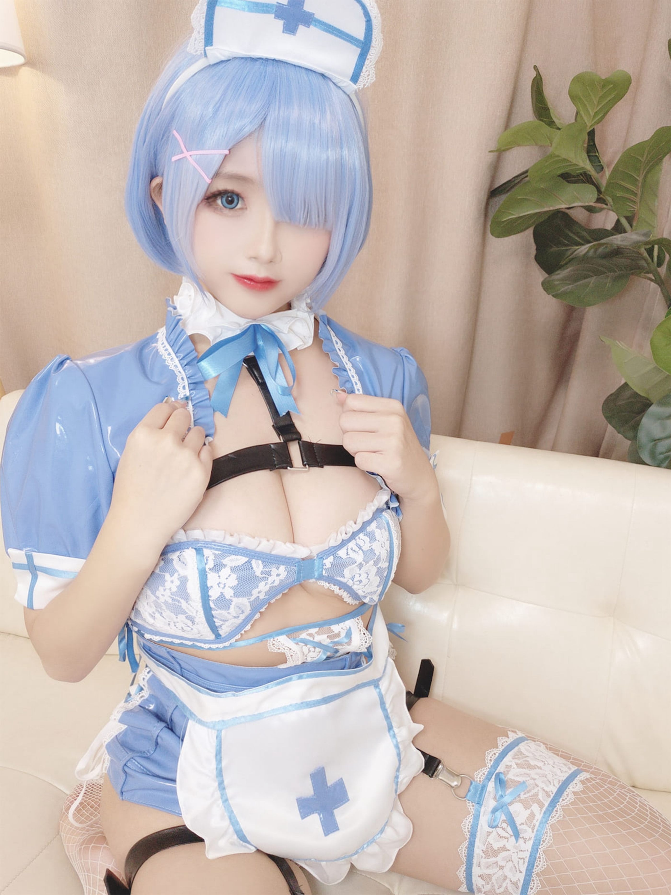 日奈娇 蕾姆 - 蓝色护士88P581MB 60