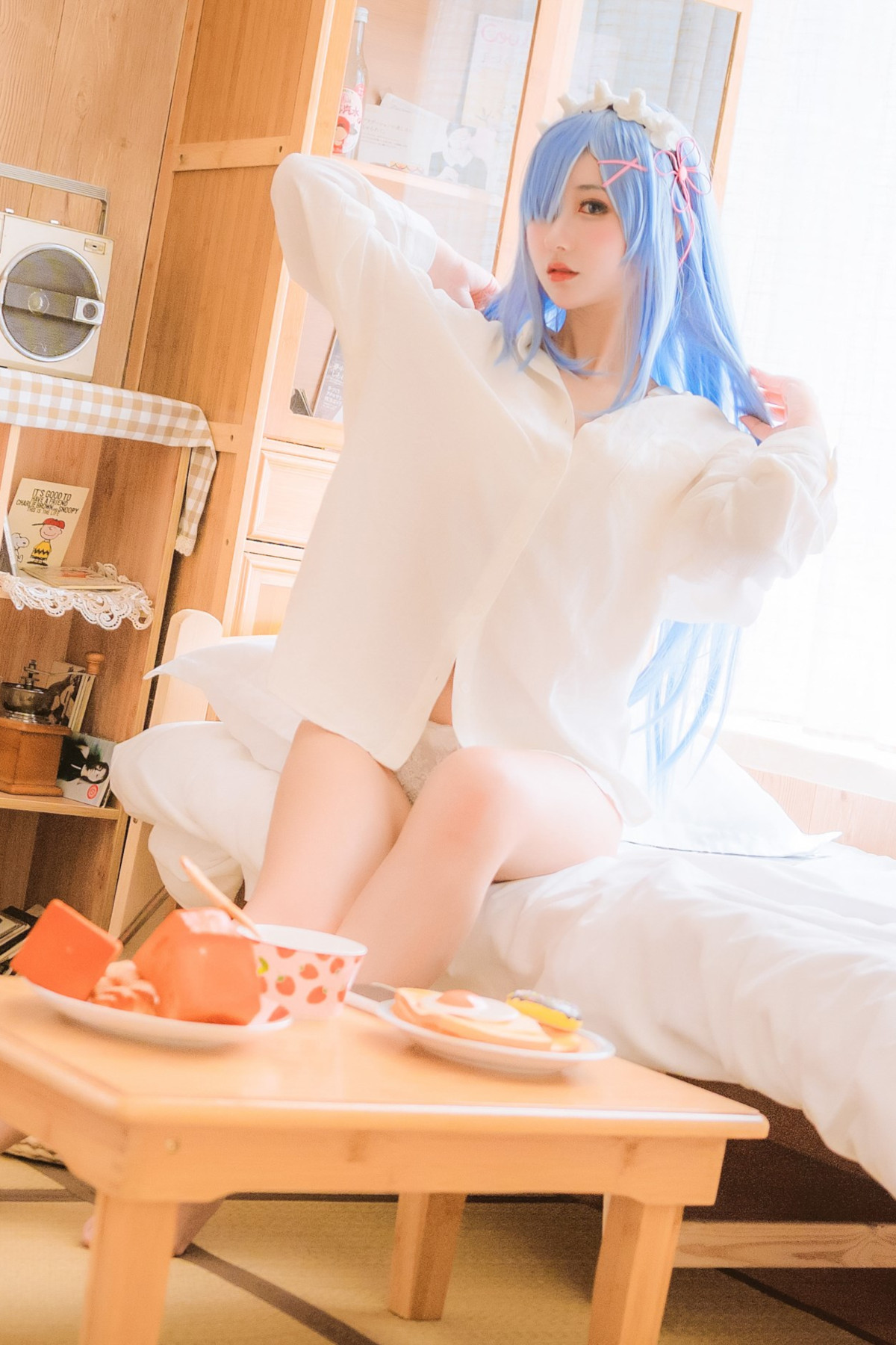 Cosplay 羽生三未图集 蕾姆 20