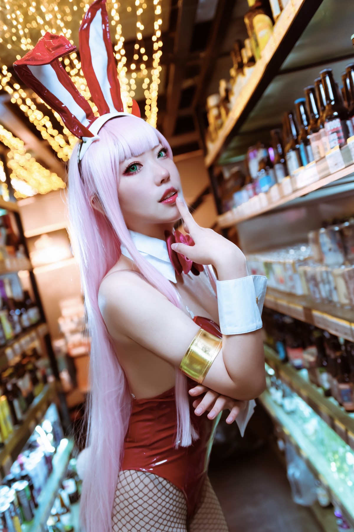 机智的哔啵 Cosplay Zero Two Bunnygirl 7