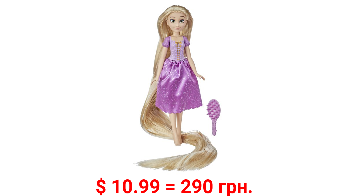 Disney Princess Long Locks Rapunzel, 18 Inch Es Of Hair, Includes Skirt And Brush